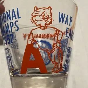 Dining | 1957 National Championship Auburn Glasses | Poshmark 1957 NATIONAL CHAMPIONSHIP 🐅AUBURN 🐅GLASSES‼️‼️ main image 0